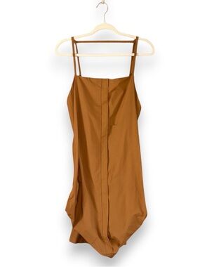 Maison Martin Margiela Bubble Front Dress Toffee Brown Size IT 36 US 2 FLAWED